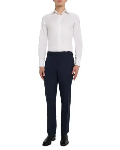 Tom Ford Men's O Connor 120s Wool Flat-Front Trousers | Thumbnail 1