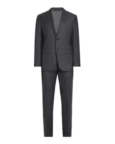 Giorgio Armani Men's Subtle Tonal Plaid Two-Piece Suit | Thumbnail 1 Giorgio Armani Men's Subtle Tonal Plaid Two-Piece Suit | Thumbnail 1