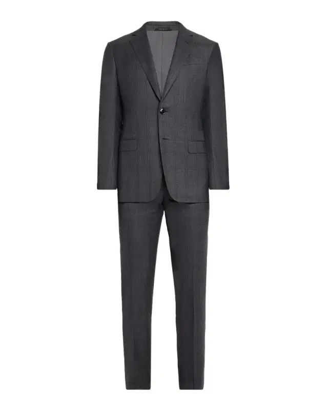 Men 's Subtle Tonal Plaid Two-Piece Suit
