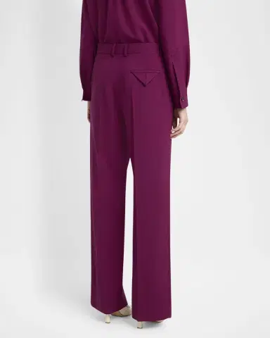 Bottega Veneta Fine Viscose-Silk Twill Straight-Leg Trousers | Thumbnail 3 Bottega Veneta Fine Viscose-Silk Twill Straight-Leg Trousers | Thumbnail 3