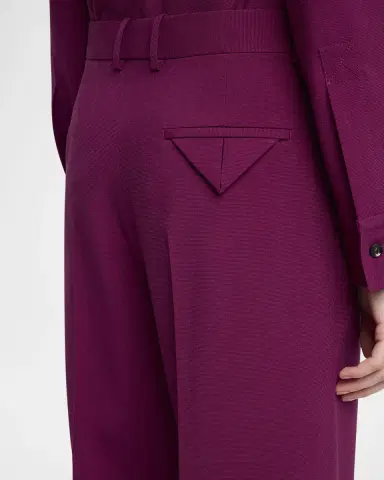 Bottega Veneta Fine Viscose-Silk Twill Straight-Leg Trousers | Thumbnail 5 Bottega Veneta Fine Viscose-Silk Twill Straight-Leg Trousers | Thumbnail 5