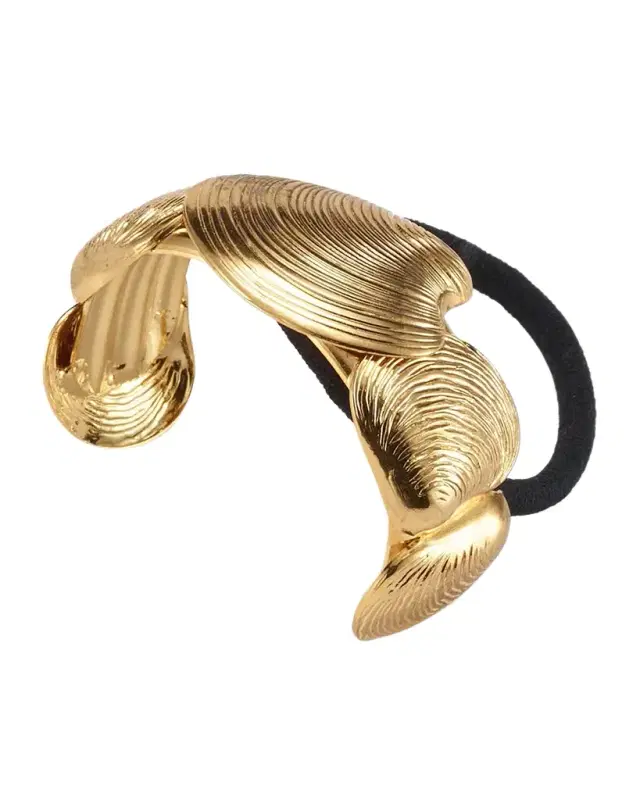 14K Gold Plated Kya Seashell Pony Cuff