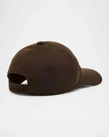 Zegna Men's Oasi Cashmere Baseball Cap | Thumbnail 2 Zegna Men's Oasi Cashmere Baseball Cap | Thumbnail 2