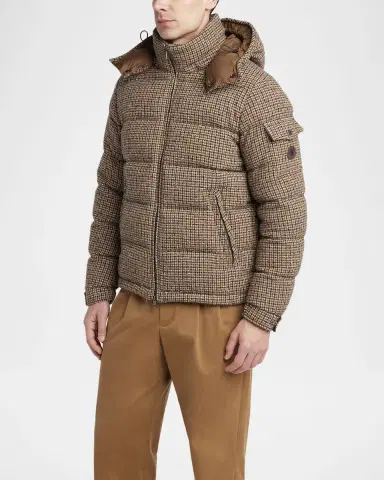 Moncler Men's Montgenevre Knit Puffer Jacket | Thumbnail 4 Moncler Men's Montgenevre Knit Puffer Jacket | Thumbnail 4