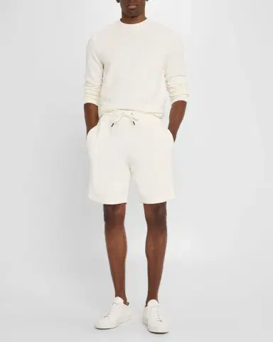 Derek Rose Men's Quinn Cotton-Modal Loopback Crewneck Sweatshirt | Thumbnail 2 Derek Rose Men's Quinn Cotton-Modal Loopback Crewneck Sweatshirt | Thumbnail 2