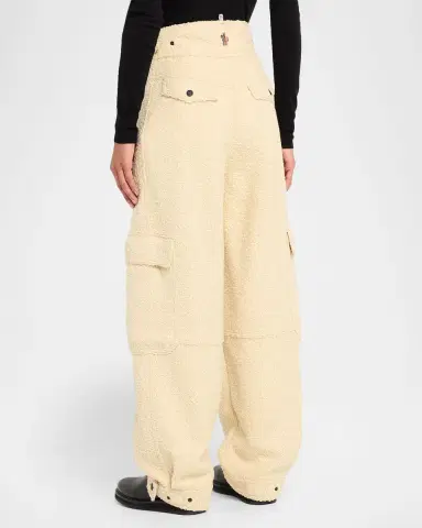 Moncler Grenoble Wool Bouclé Trousers | Thumbnail 2