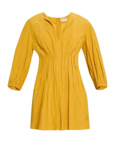 Apiece Apart Rocca Pintuck A-Line Mini Dress | Thumbnail 1 Apiece Apart Rocca Pintuck A-Line Mini Dress | Thumbnail 1
