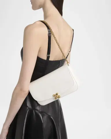 Alexander McQueen Skull Flower Leather Shoulder Bag | Thumbnail 6 Alexander McQueen Skull Flower Leather Shoulder Bag | Thumbnail 6