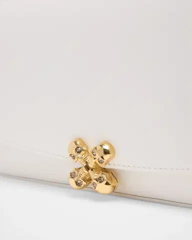 Alexander McQueen Skull Flower Leather Shoulder Bag | Thumbnail 10 Alexander McQueen Skull Flower Leather Shoulder Bag | Thumbnail 10