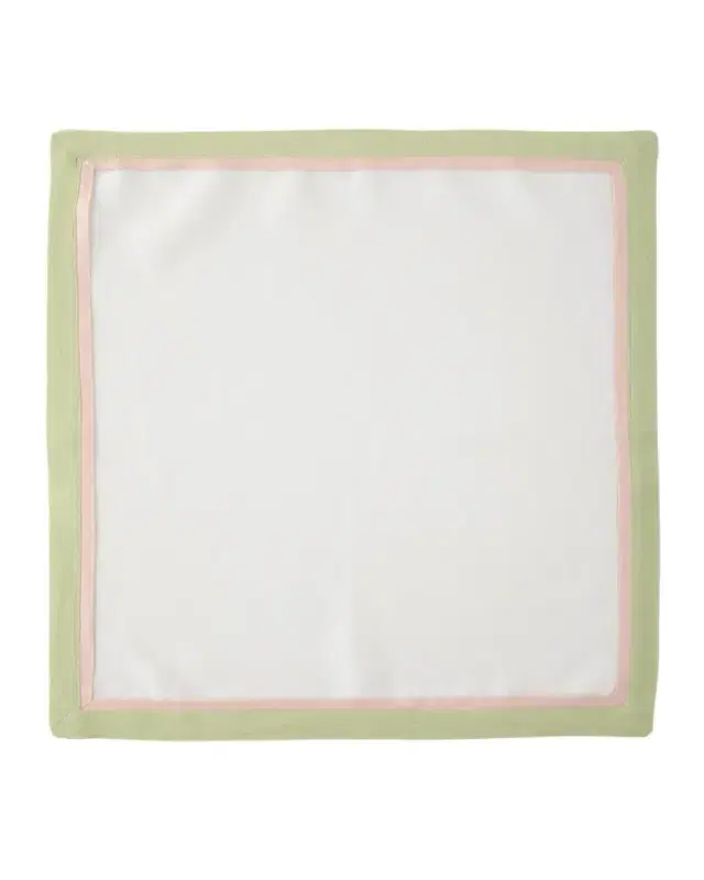 Deborah Rhodes Tailored Border Napkins, Set of 4