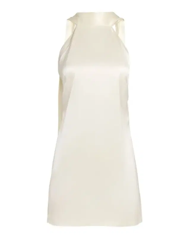 Lita Draped Satin Mini Dress