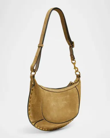 Isabel Marant Oskan Moon Studded Suede Shoulder Bag | Thumbnail 3 Isabel Marant Oskan Moon Studded Suede Shoulder Bag | Thumbnail 3
