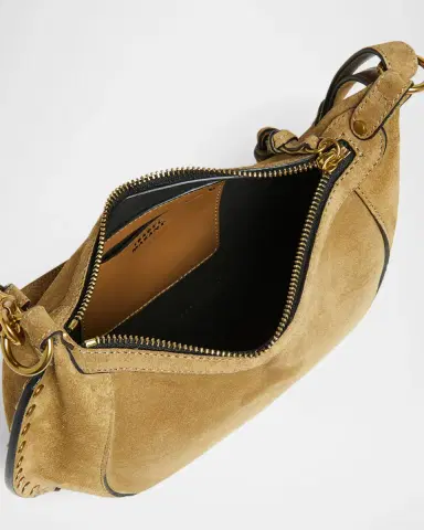 Isabel Marant Oskan Moon Studded Suede Shoulder Bag | Thumbnail 4 Isabel Marant Oskan Moon Studded Suede Shoulder Bag | Thumbnail 4