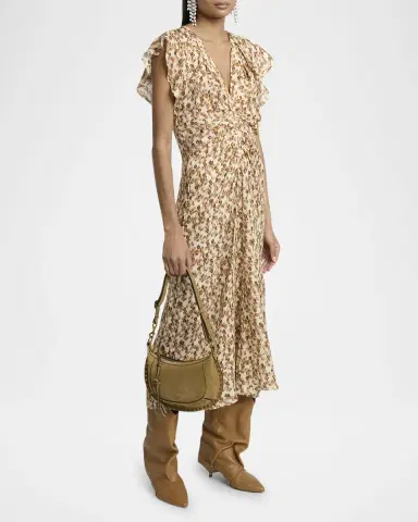Isabel Marant Oskan Moon Studded Suede Shoulder Bag | Thumbnail 5 Isabel Marant Oskan Moon Studded Suede Shoulder Bag | Thumbnail 5