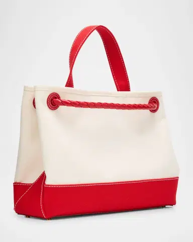 Bottega Veneta Andiamo Medium Two-Tone Canvas Tote Bag | Thumbnail 3 Bottega Veneta Andiamo Medium Two-Tone Canvas Tote Bag | Thumbnail 3