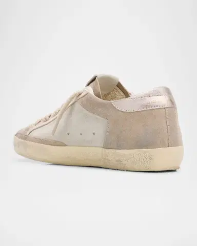 Golden Goose Super-Star Mixed Leather Low-Top Sneakers | Thumbnail 4 Golden Goose Super-Star Mixed Leather Low-Top Sneakers | Thumbnail 4