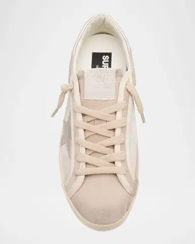 Golden Goose Super-Star Mixed Leather Low-Top Sneakers | Thumbnail 6 Golden Goose Super-Star Mixed Leather Low-Top Sneakers | Thumbnail 6