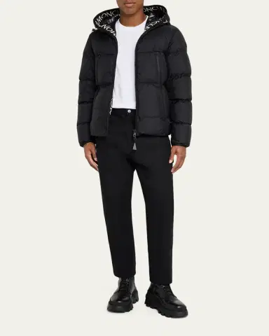 Moncler Men's Montcla Hooded Short Down Jacket | Thumbnail 2 Moncler Men's Montcla Hooded Short Down Jacket | Thumbnail 2