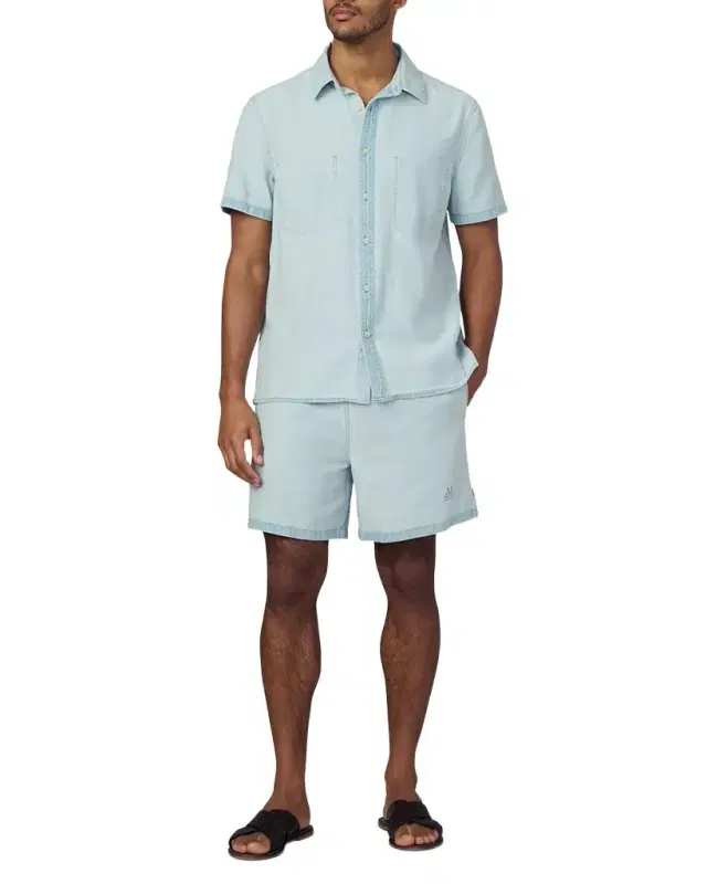 Men's Reverse Chambray Drawstring Shorts