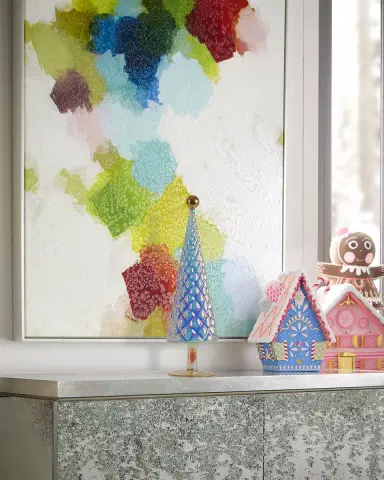 Glitterville Opalescence 19" Glass Tree, Small | Thumbnail 1