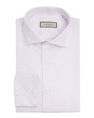 Canali Men's Spread-Collar Structured Cotton Dress Shirt | Thumbnail 1 Canali Men's Spread-Collar Structured Cotton Dress Shirt | Thumbnail 1