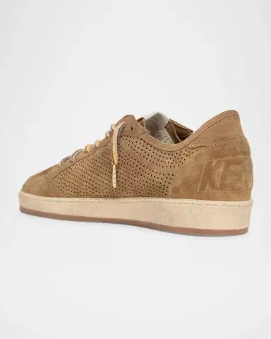 Golden Goose Ball Star Peforated Suede Low-Top Sneakers | Thumbnail 2 Golden Goose Ball Star Peforated Suede Low-Top Sneakers | Thumbnail 2