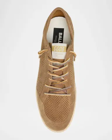 Golden Goose Ball Star Peforated Suede Low-Top Sneakers | Thumbnail 4 Golden Goose Ball Star Peforated Suede Low-Top Sneakers | Thumbnail 4