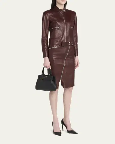 Tom Ford Audrey Small Tote Bag in Grain Leather | Thumbnail 5 Tom Ford Audrey Small Tote Bag in Grain Leather | Thumbnail 5