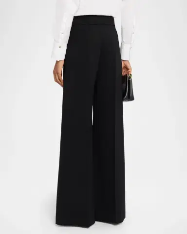 Carolina Herrera High-Rise Wide Leg Wool Pants | Thumbnail 3