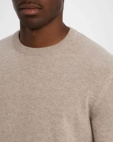 Zegna Men's Oasi Cashmere Crewneck Sweater | Thumbnail 4