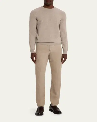 Zegna Men's Oasi Cashmere Crewneck Sweater | Thumbnail 6