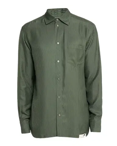 Golden Goose Men's Vertical Stripe Pocket Button-Down Shirt | Thumbnail 1 Golden Goose Men's Vertical Stripe Pocket Button-Down Shirt | Thumbnail 1