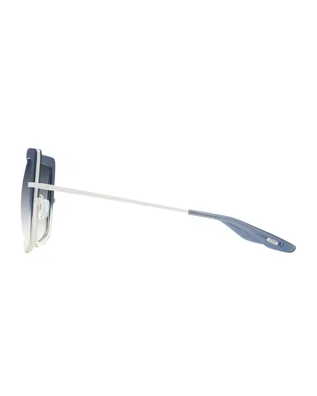 Margret Square Ombre Acetate & Titanium Sunglasses