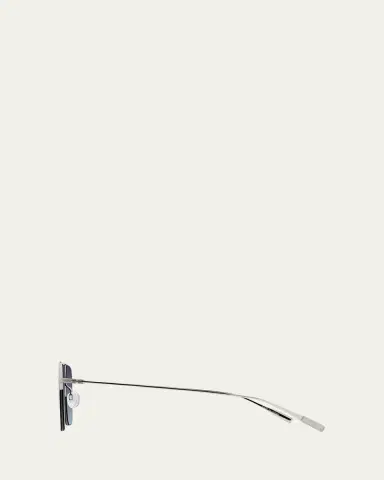 BARTON PERREIRA Men's Armstrong Titanium Aviator Sunglasses | Thumbnail 3 BARTON PERREIRA Men's Armstrong Titanium Aviator Sunglasses | Thumbnail 3