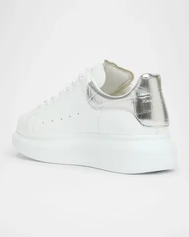 Alexander McQueen Oversized Metallic-Embossed Sneaker | Thumbnail 3 Alexander McQueen Oversized Metallic-Embossed Sneaker | Thumbnail 3