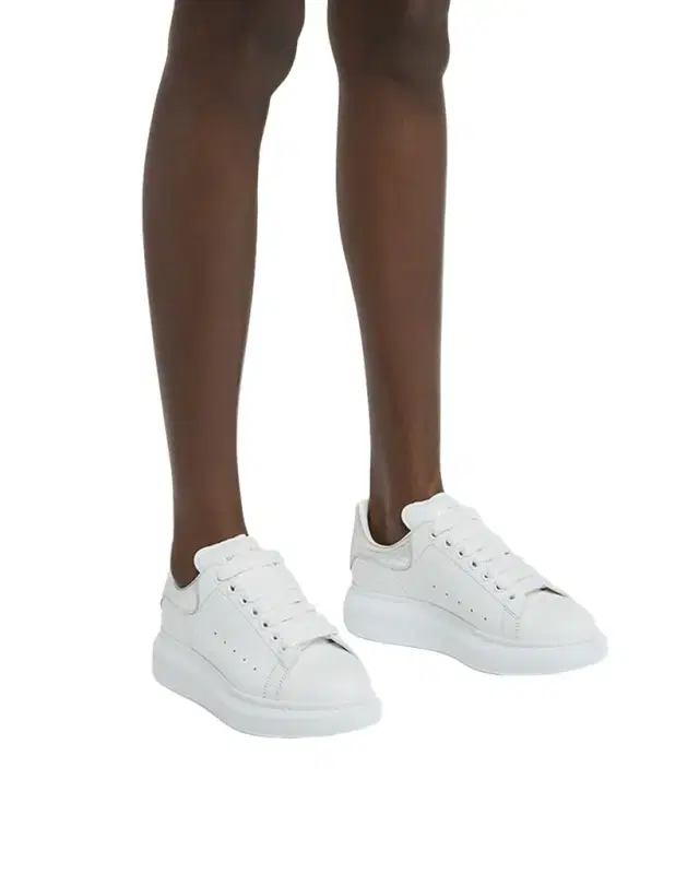 Oversized Metallic-Embossed Sneaker