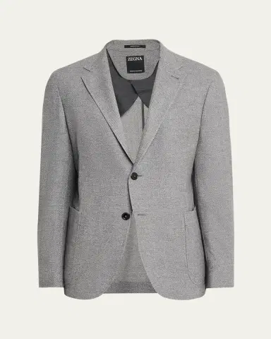 ZEGNA Men's Mélange Trofeo Cashmere Sport Coat | Thumbnail 5