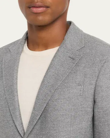 ZEGNA Men's Mélange Trofeo Cashmere Sport Coat | Thumbnail 9