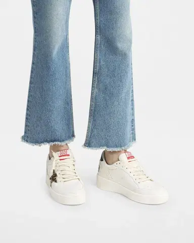 Golden Goose Ball Star Mixed Leather Low-Top Sneakers | Thumbnail 2