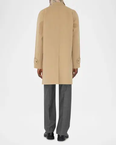 Burberry Men 's Camden Mid-Length Heritage Car Coat | Thumbnail 2