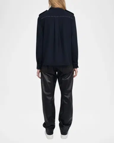 Zadig & Voltaire Taskam Tailored Strass Overshirt | Thumbnail 3 Zadig & Voltaire Taskam Tailored Strass Overshirt | Thumbnail 3