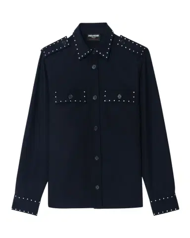 Zadig & Voltaire Taskam Tailored Strass Overshirt | Thumbnail 1 Zadig & Voltaire Taskam Tailored Strass Overshirt | Thumbnail 1