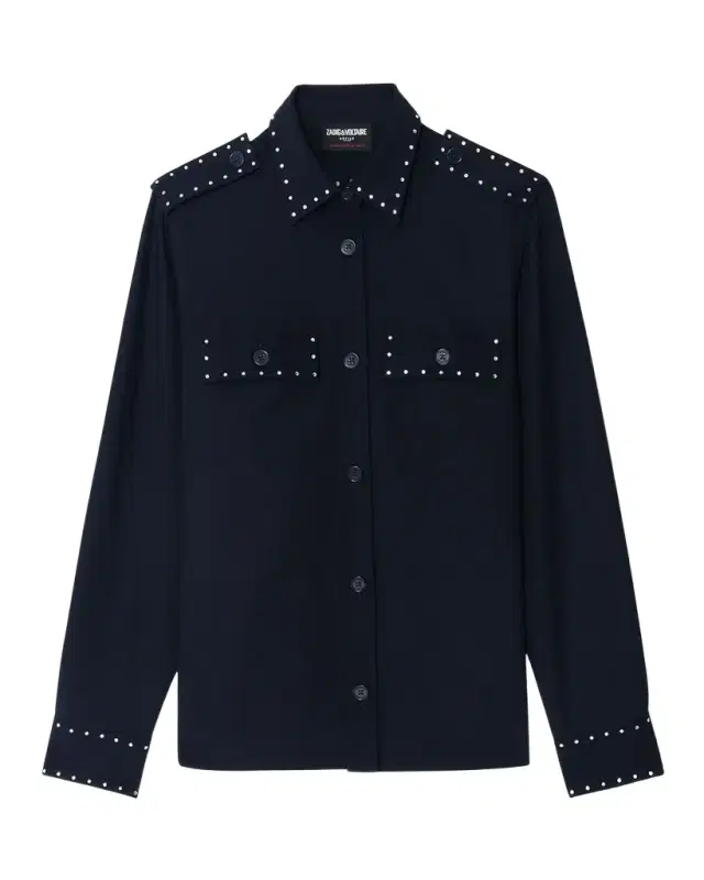Zadig & Voltaire Taskam Tailored Strass Overshirt