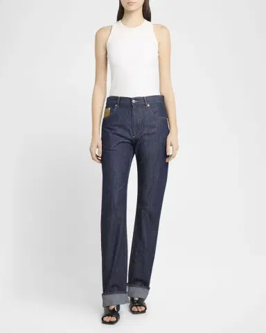 Bottega Veneta Logo Patch Tank Top | Thumbnail 2 Bottega Veneta Logo Patch Tank Top | Thumbnail 2