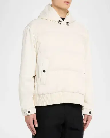 Moncler Grenoble Men's Quilted Down Hoodie | Thumbnail 4