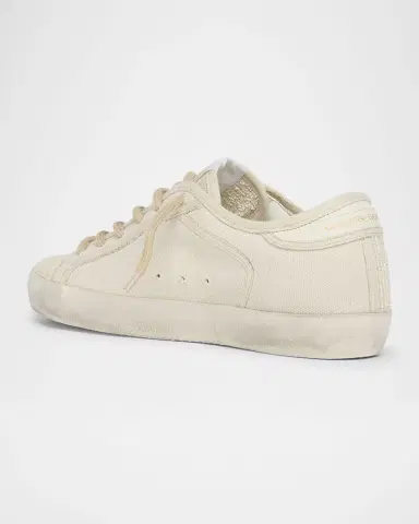 Golden Goose Super-Star Canvas Low-Top Sneakers | Thumbnail 4 Golden Goose Super-Star Canvas Low-Top Sneakers | Thumbnail 4