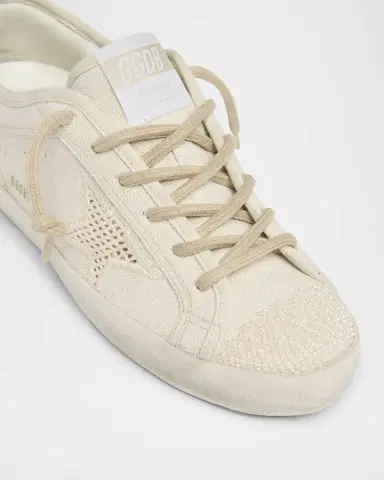 Golden Goose Super-Star Canvas Low-Top Sneakers | Thumbnail 5 Golden Goose Super-Star Canvas Low-Top Sneakers | Thumbnail 5