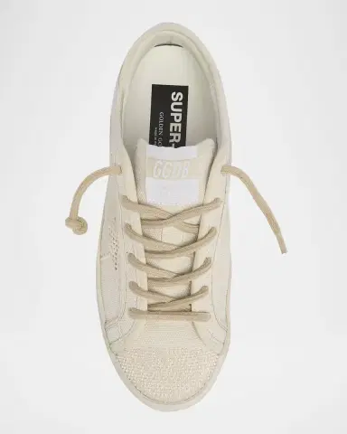 Golden Goose Super-Star Canvas Low-Top Sneakers | Thumbnail 6 Golden Goose Super-Star Canvas Low-Top Sneakers | Thumbnail 6