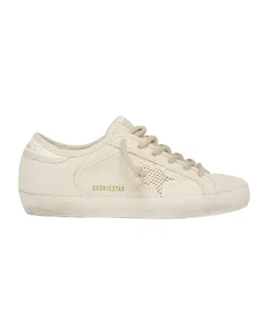 Golden Goose Super-Star Canvas Low-Top Sneakers | Thumbnail 1 Golden Goose Super-Star Canvas Low-Top Sneakers | Thumbnail 1