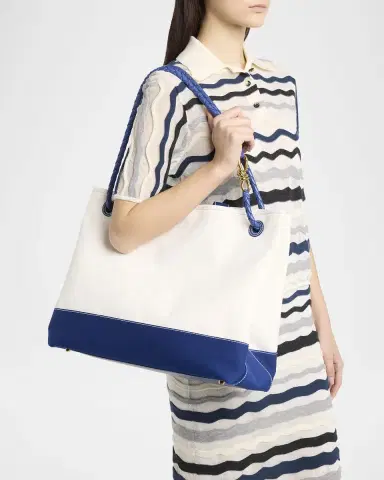 Bottega Veneta Andiamo Large Canvas Tote Bag | Thumbnail 2 Bottega Veneta Andiamo Large Canvas Tote Bag | Thumbnail 2